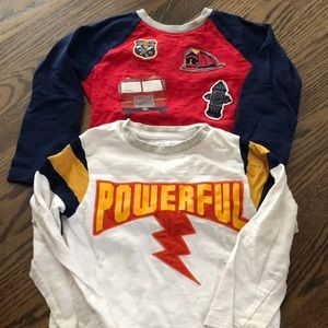 Gap 4T long sleeved shirts